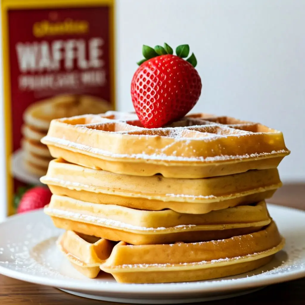 how to make waffles with pancake mix