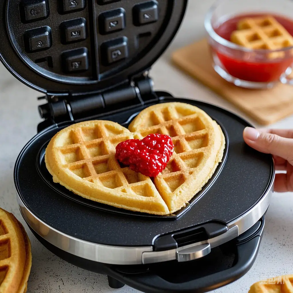 heart shaped waffle maker